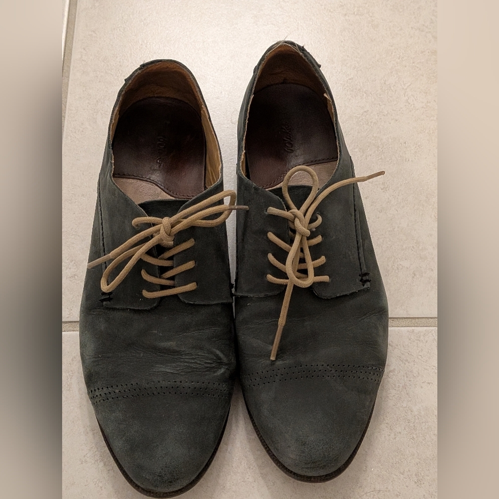OluKai Women's Blue/Grey Oxfords